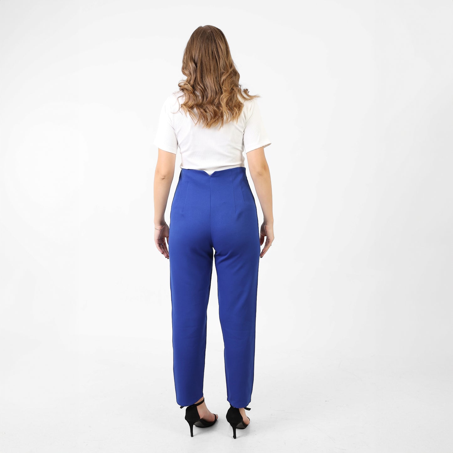 La Reine Classic Narrow Leg Royal Blue Pants