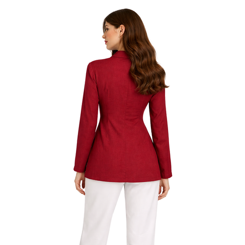 Doria Pure Linen, Burgundy