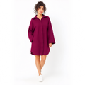 Willow Shirt Tunic, Burgundy