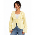 Hazel Bell Sleeve Blouse, Yellow