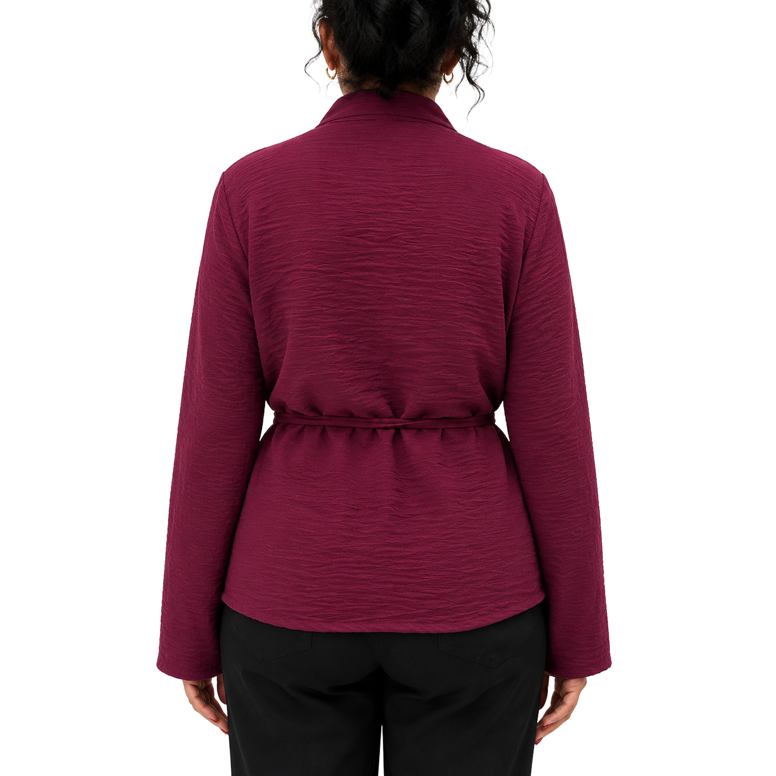 Bordeaux Blouse, Burgundy