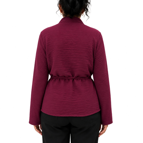 Bordeaux Blouse, Burgundy