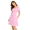 Veloura Dress, Rose