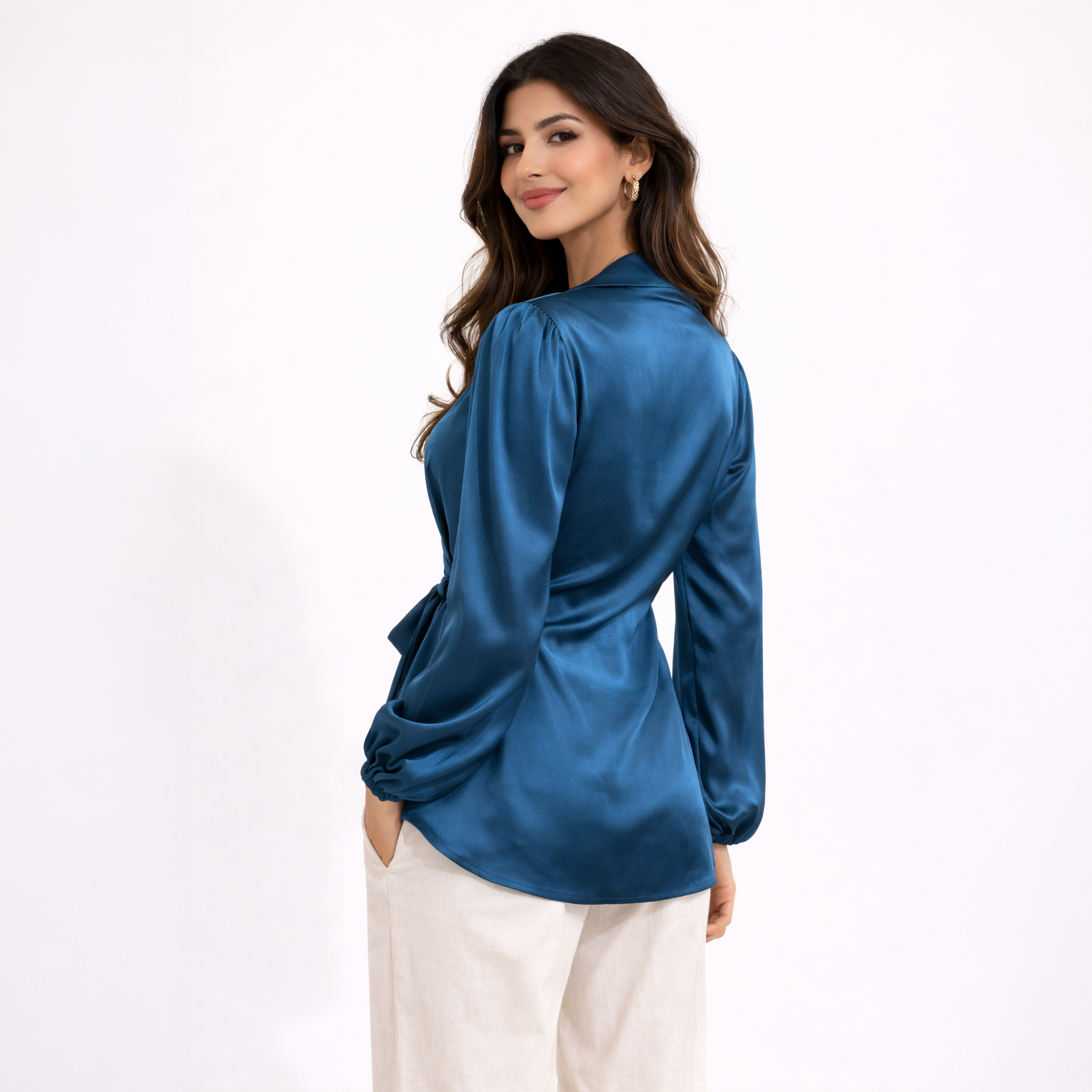 Emerald Glow Wrap, Teal