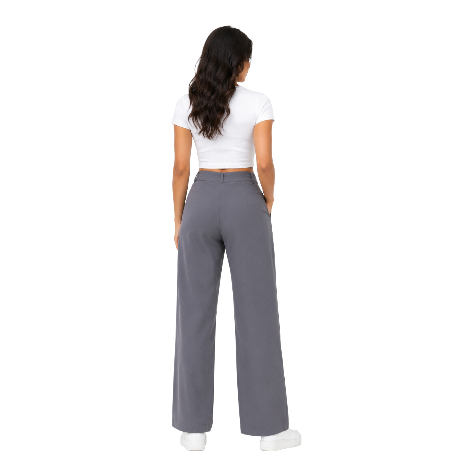 Pleora Wrap Pants, Grey