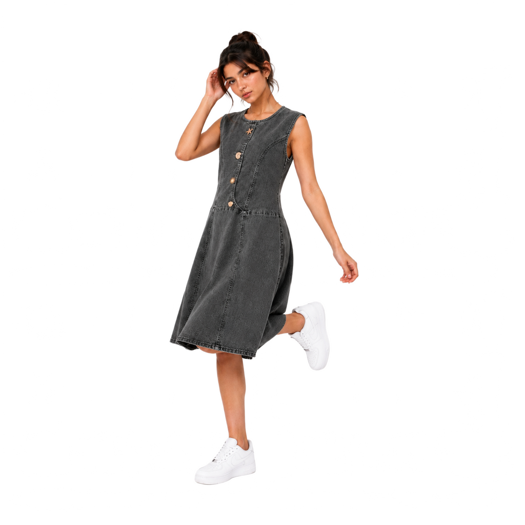 Sevara Denim Mini Dress