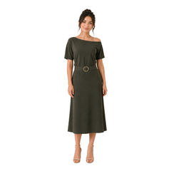 Célune Lycra Dress, Olive
