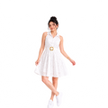 Softbloom white Mini dress