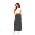 Denara Denim Maxi Skirt