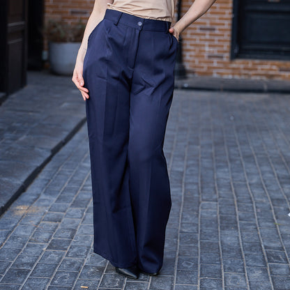 La Reine Classic Blue Black Straight Leg