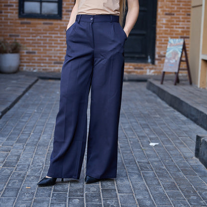 La Reine Classic Blue Black Straight Leg