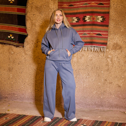 La Reine Grey Premium Essential Hoodie