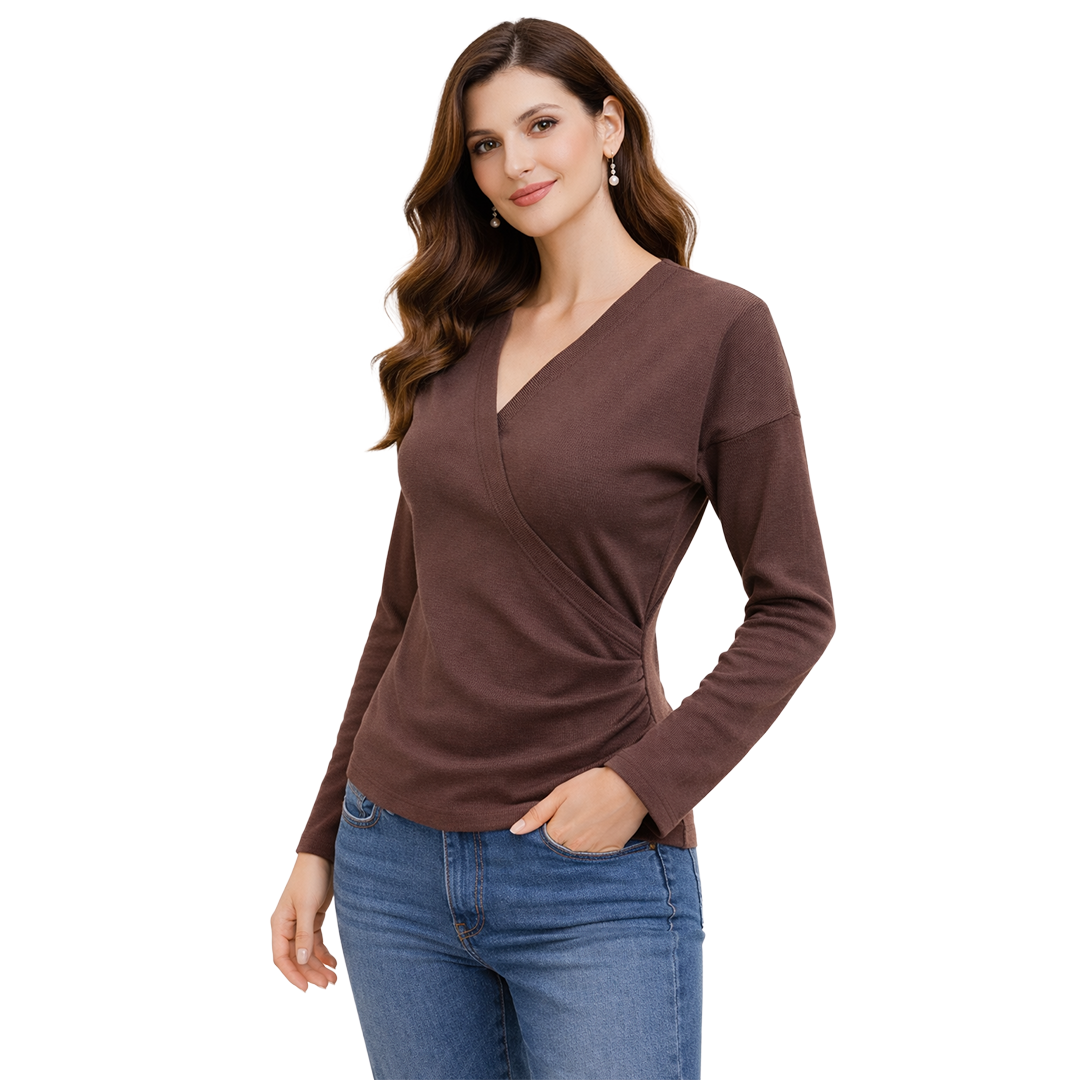 حياكة ممزوجة، بني