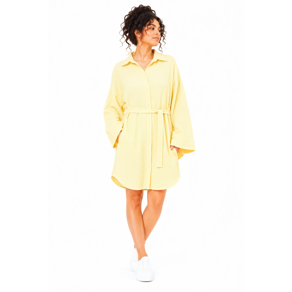 Willow Shirt Tunic, Yellow