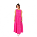 Rosabelle Bloom Midi Dress, Fuchsia