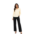 Twist Waist Blouse, Yellow