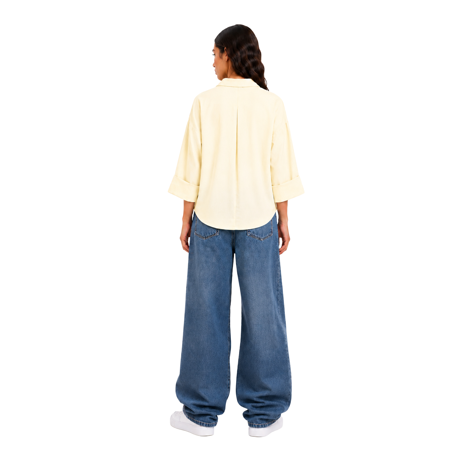 Sorel Linen Oversized Blouse, Butter Yellow