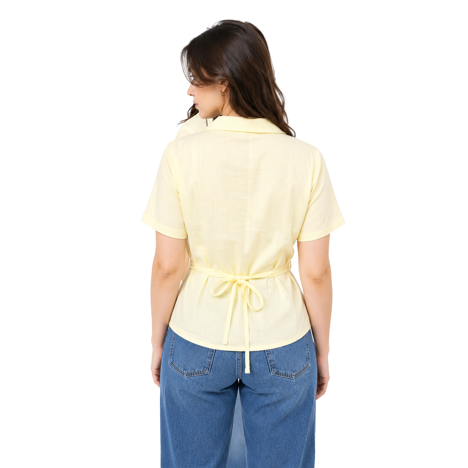 Luna linen blouse, Yellow