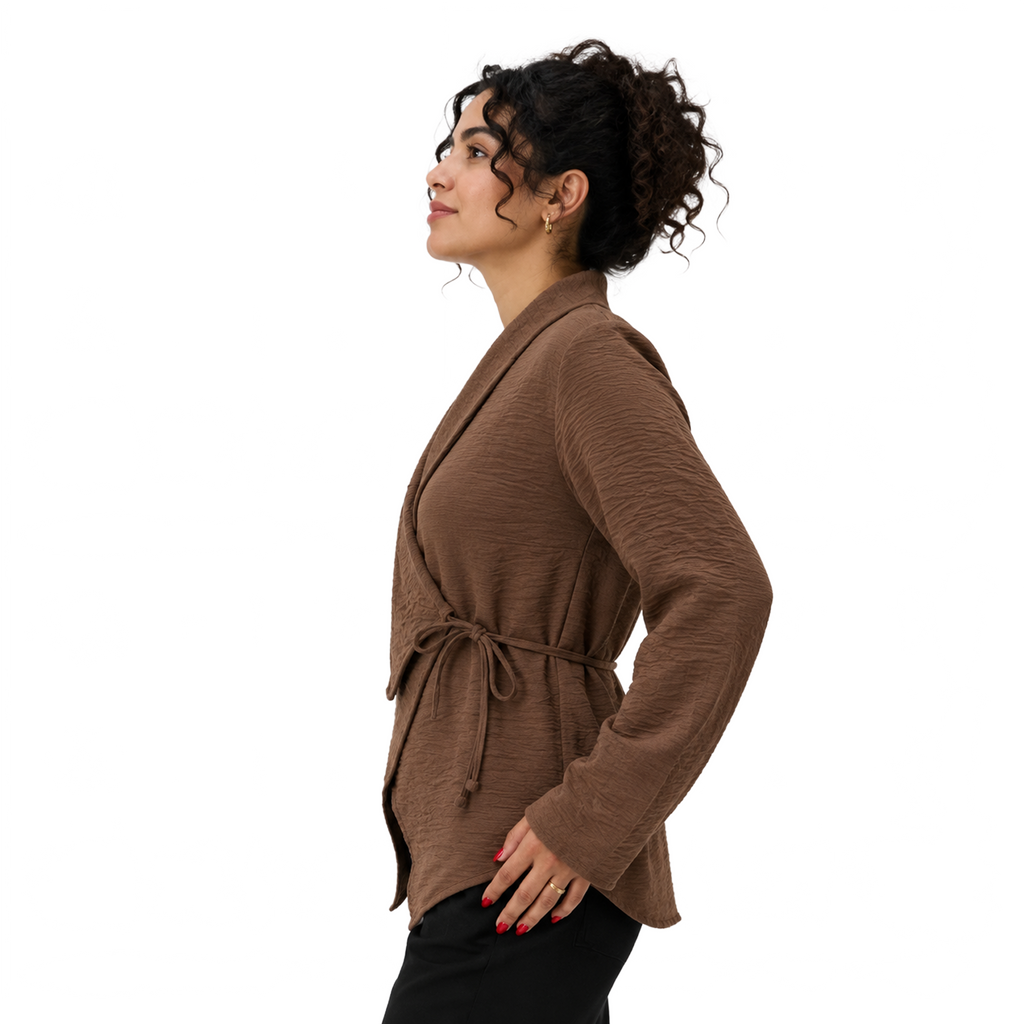 Bordeaux Blouse, Brown