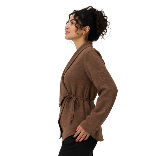 Bordeaux Blouse, Brown