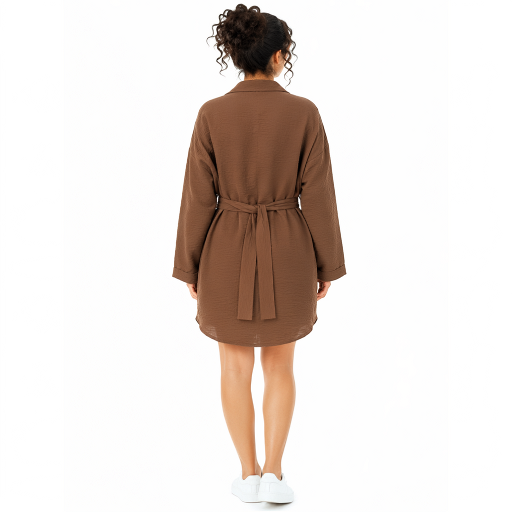 Willow Shirt Tunic, Brown
