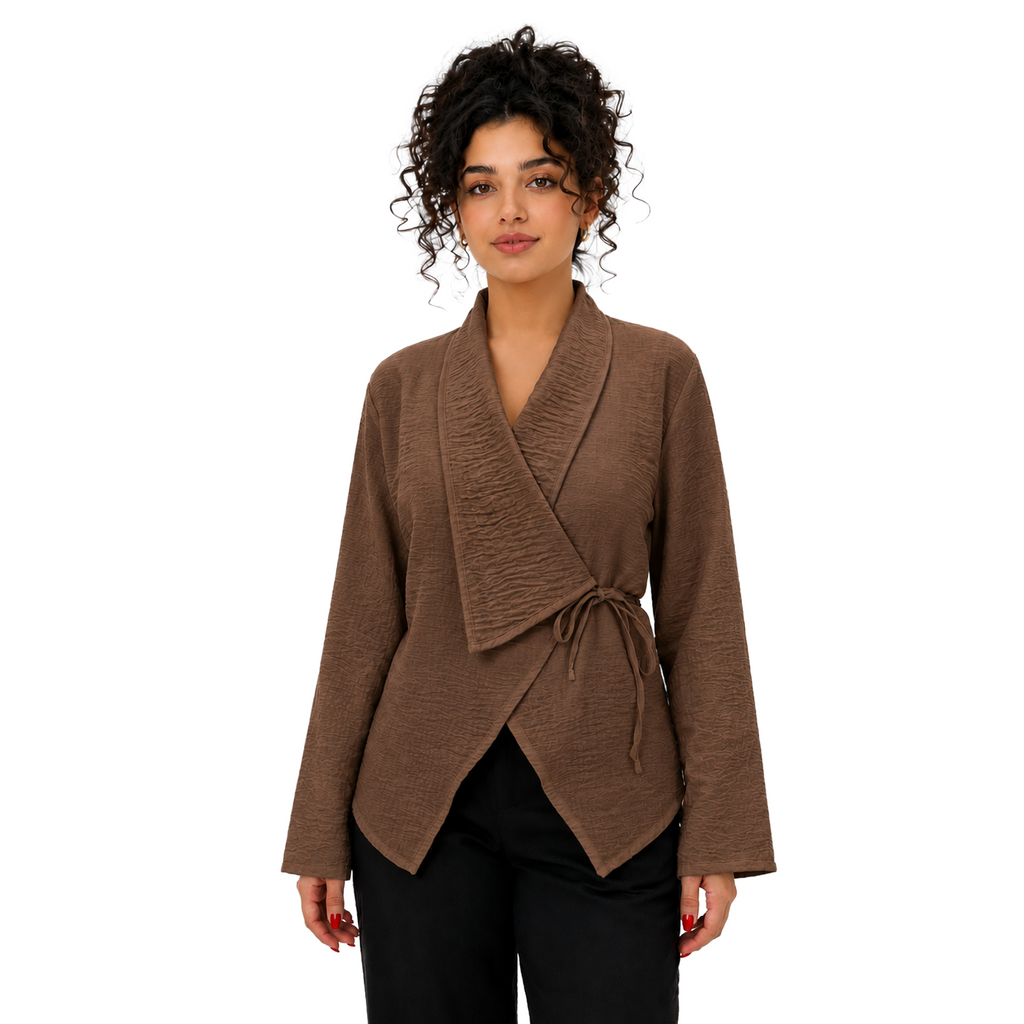 Bordeaux Blouse, Brown