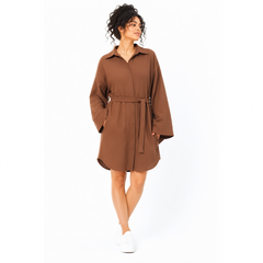 Willow Shirt Tunic, Brown
