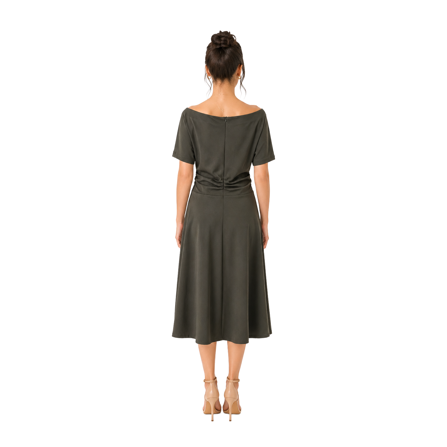 Célune Lycra Dress, Olive