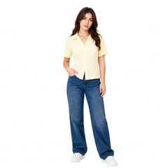 Luna linen blouse, Yellow