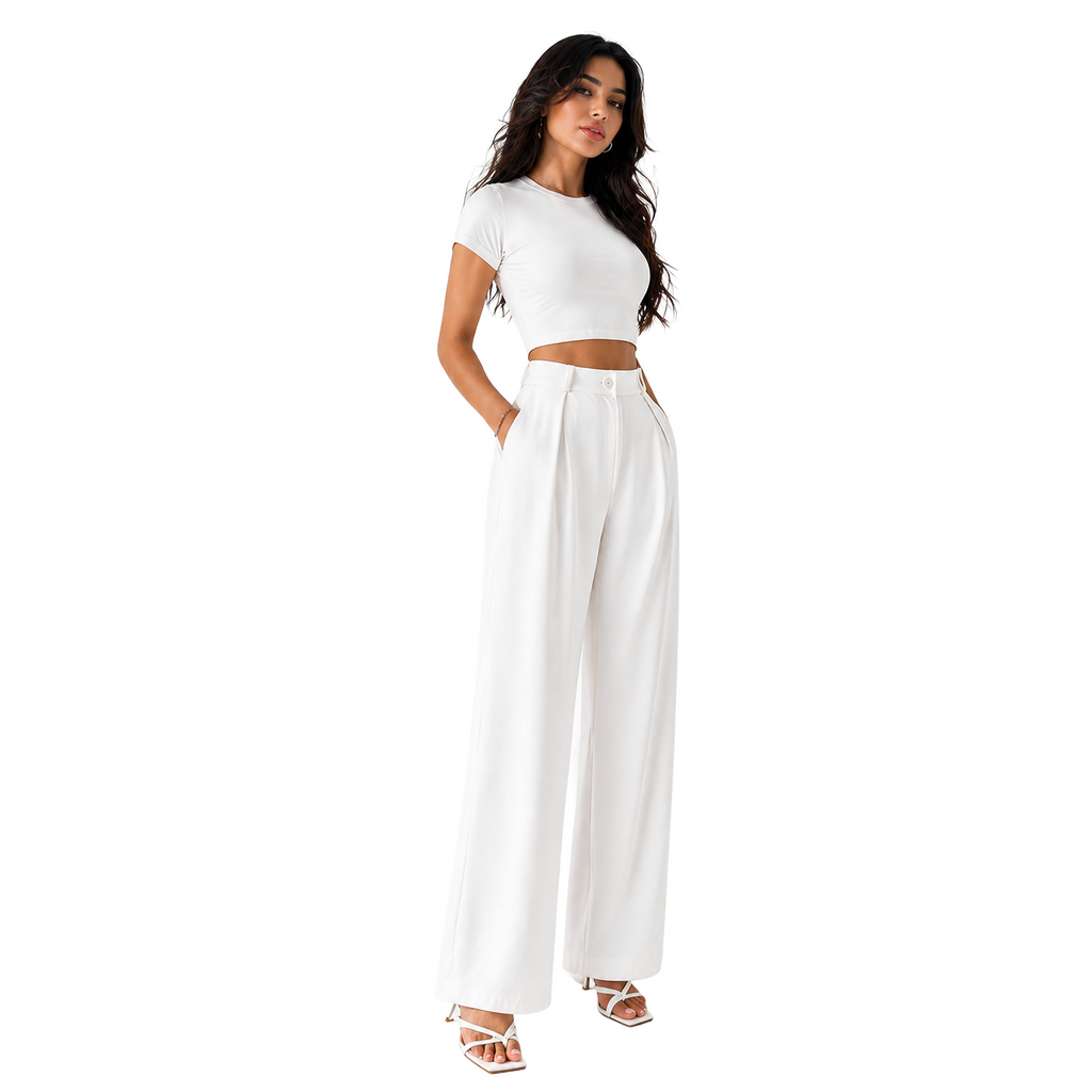 ALine Pants, Off-White