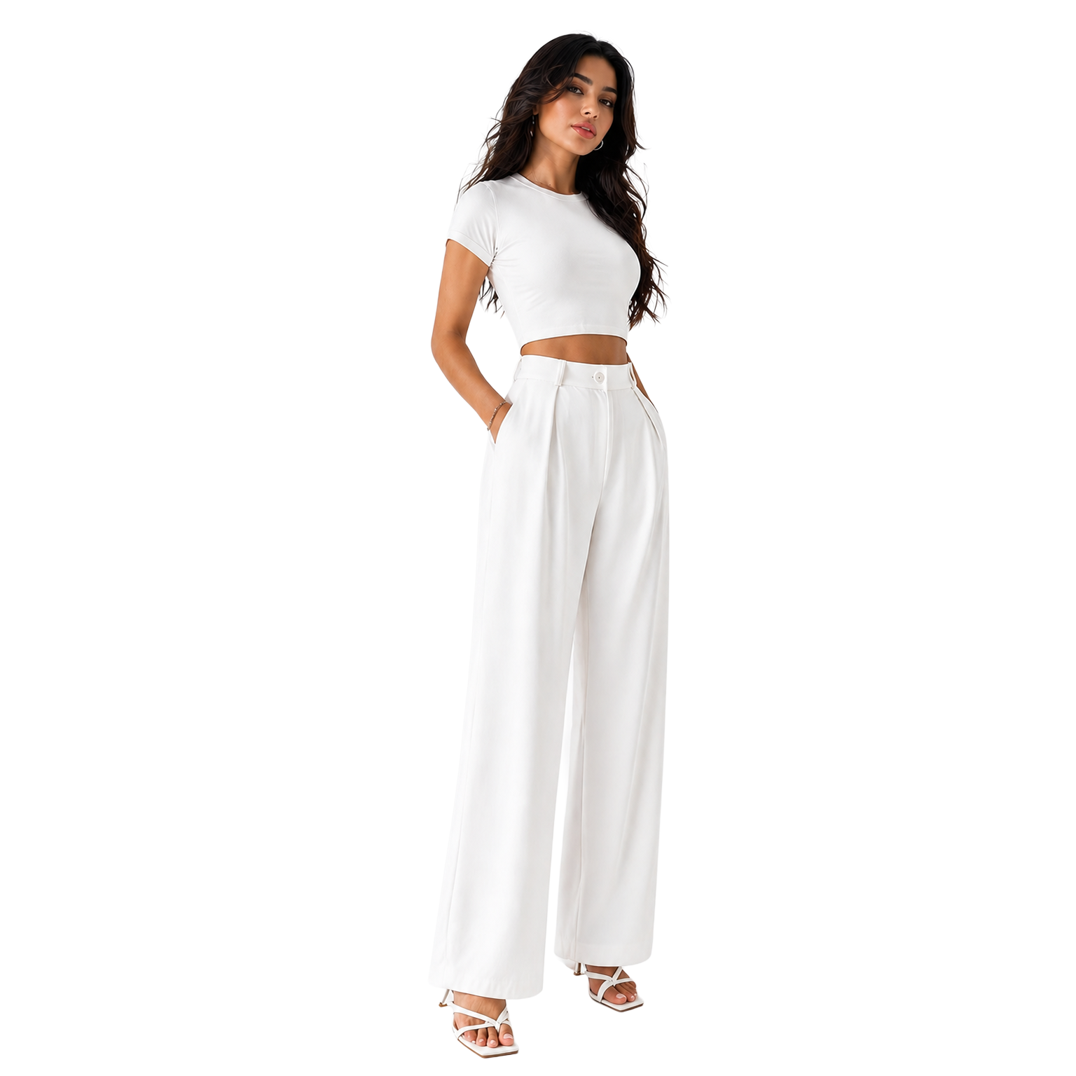 ALine Pants, Off-White