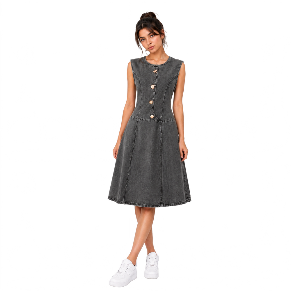 Sevara Denim Mini Dress