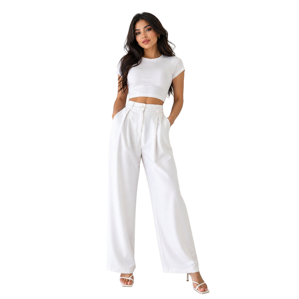 ALine Pants, Off-White