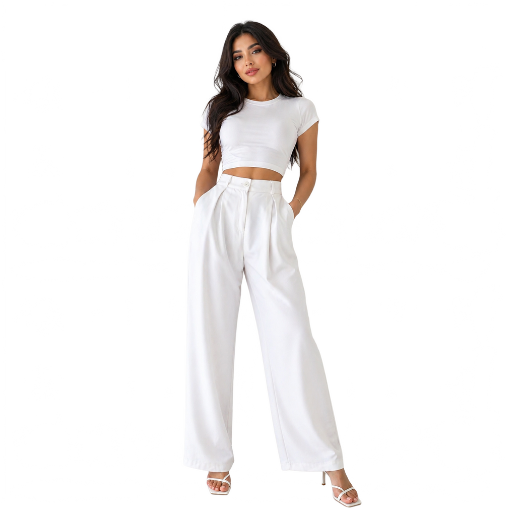 ALine Pants, Off-White