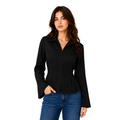 Camille Linen Shirt, Black