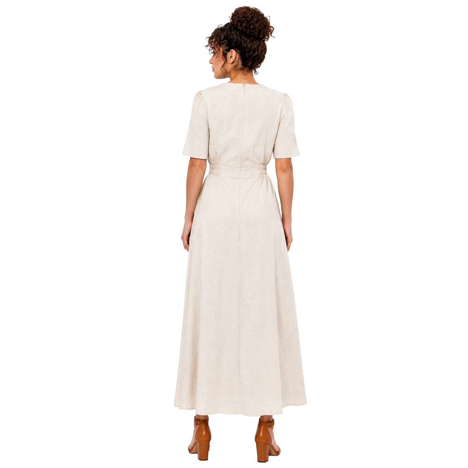 Rosalie Maxi Dress, Beige