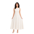 Essence Riviera Linen Dress, Beige