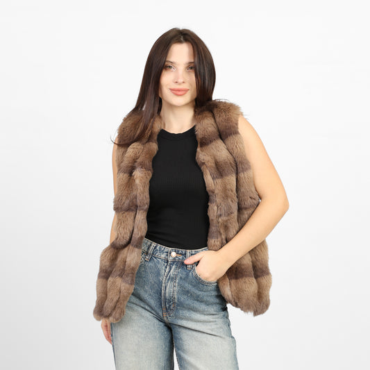 La Reine Faux Fur Vest