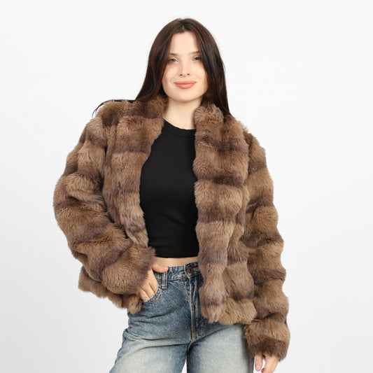 La Reine Glam Faux Fur Coat