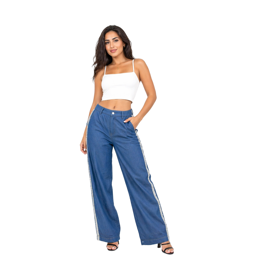 Glint Denim Pants