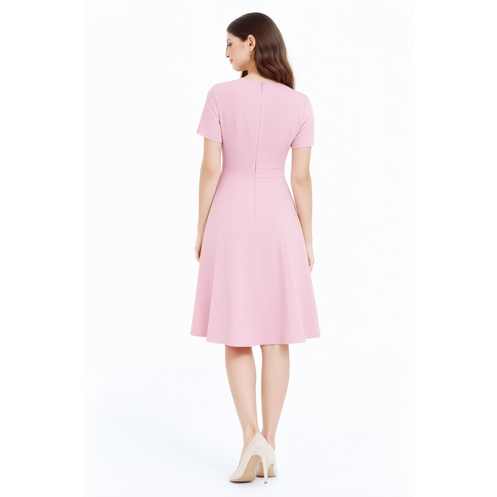 Veloura Dress, Rose