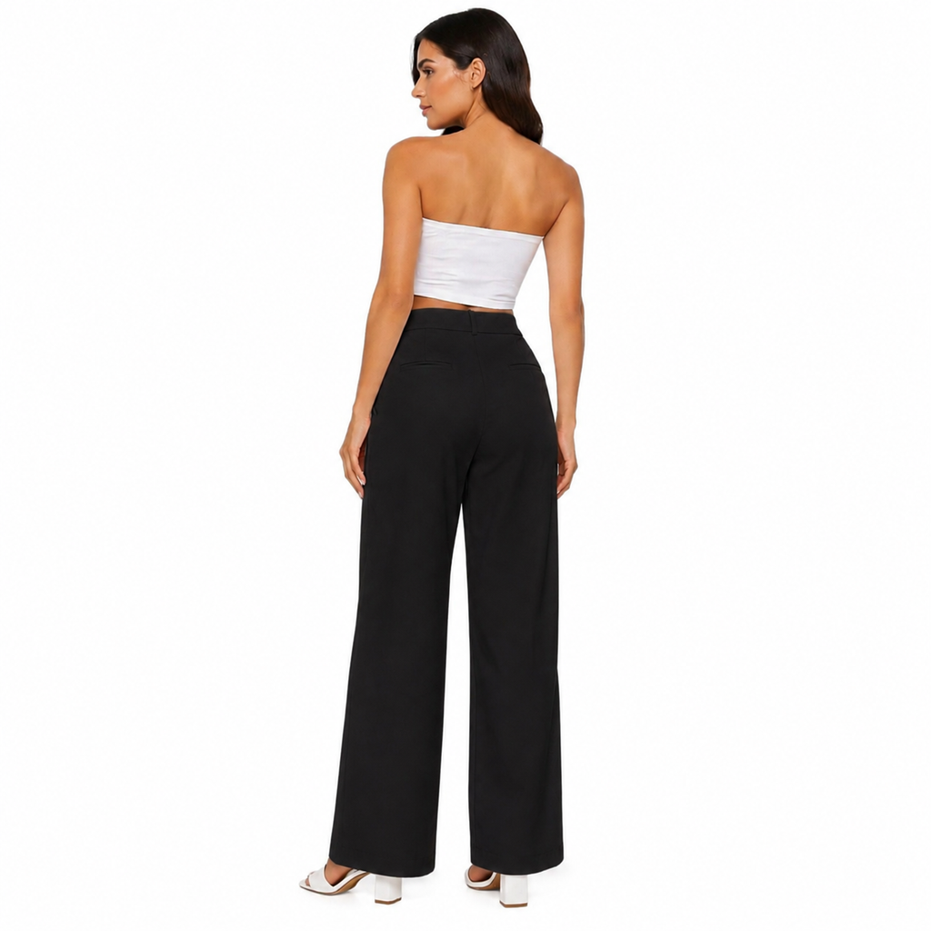 Strawide Pants, Black