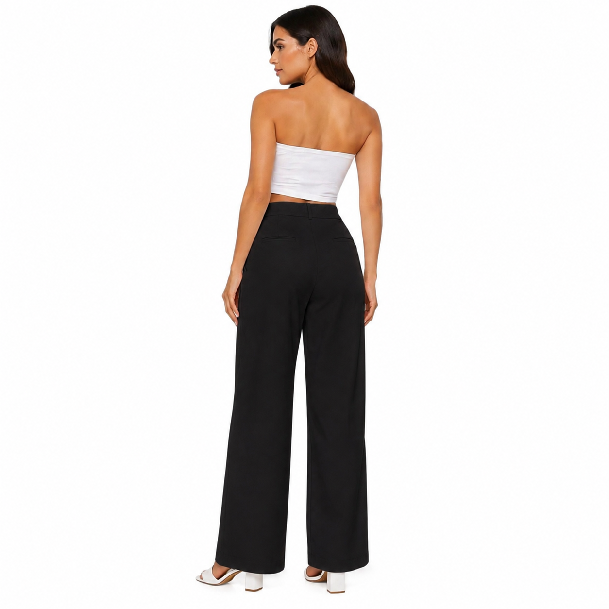 Strawide Pants, Black