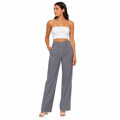 Strawide Pants, Grey